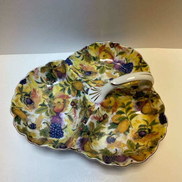 Vintage Royal Danube Divided Dish with Handle - Picture 2 of 14
